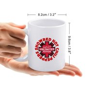 White Mug Vogue Red Hot Chili Peppers