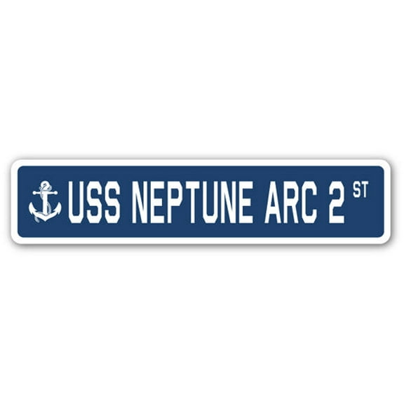 USS NEPTUNE ARC 2 Street Sign us navy ship veteran sailor gift