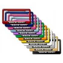 BACK OFF! License Plate Frame