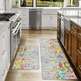 thumbnail image 3 of Spring Kitchen Rugs Mats Decor Non-Slip Washable Colorful Summer Floral Kitchen Rug Mat Spring Kitchen Mats for Floor, 3 of 7
