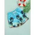 thumbnail image 3 of hirigin New Baby Boy Shorts Summer Toddler Kids Fashion Drawstring Maple Leaves Print Soft Swimming Panties Beach Holiday Shorts, 3 of 7