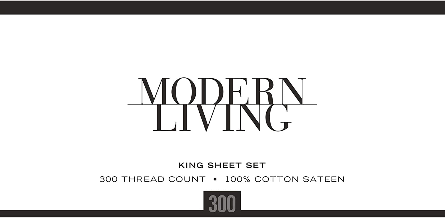 300 Thread Count King Cream Sheet Set