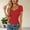 Red, variant on Women's Embroidery Peasant Blouse Ruffle Sleeve Babydoll Top Boho Casual Summer Loose Tunic Fiesta Mexican Style