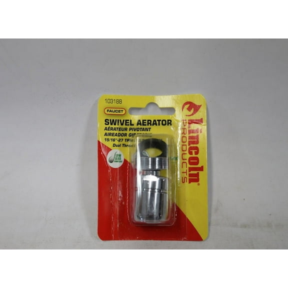 Lincoln Products 103188 1.5 GPM Swivel Aerator, Chrome