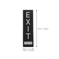 thumbnail image 2 of AURARMLET Sleek Design Safety Exit Plate Exit Sign For Business Doors Black 1Pcs, 2 of 8