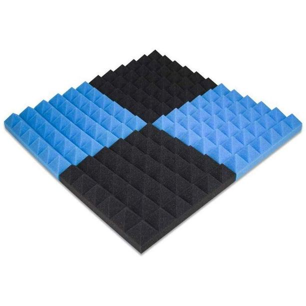 24 Pack Sound Proof Padding Foam Panels Dampening Foam Panels Noise Reduction SoundAbsorbing