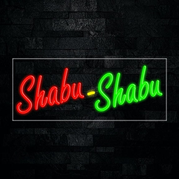 Shabu Shabu-LED Neon Sign 30"L x 12"H #31217