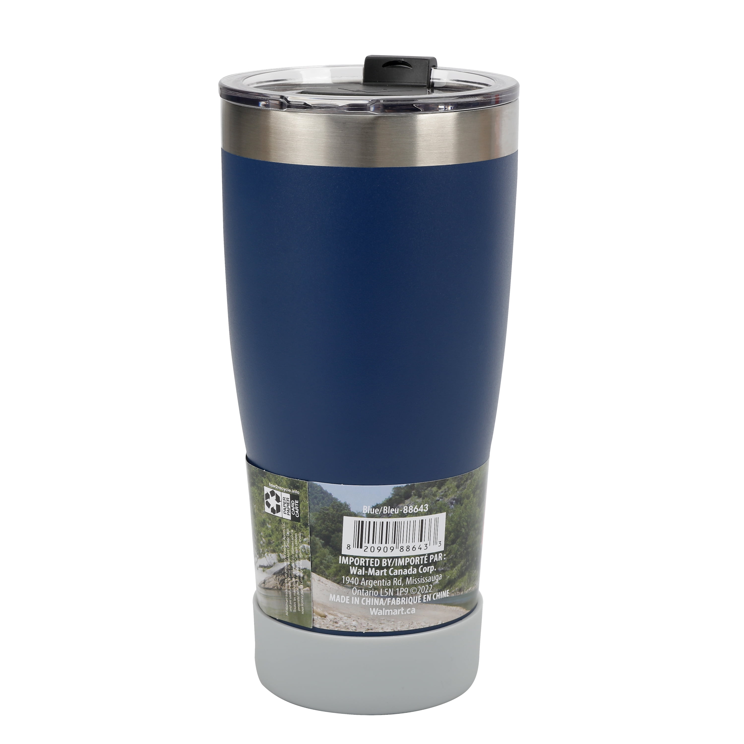 Ozark Trail Stainless Steel Vacuum Tumblers, 20 oz, Blue