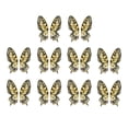 thumbnail image 4 of 20 piezas de papel para envolver ramos de flores, manualidades, diseño de mariposas, embalaje Amarillo y negro, 4 of 9