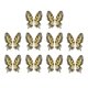 thumbnail image 4 of 20 piezas de papel para envolver ramos de flores, manualidades, diseño de mariposas, embalaje Amarillo y negro, 4 of 9