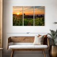 thumbnail image 3 of Elephant Stock Willamette Vineyard Wall Art - Horizontal Multi Panel Canvas - Living Room Wall Decor - Nature Multi Panel - Green And Brown Decor - 45" x 28", 3 of 8