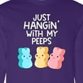 thumbnail image 4 of Inktastic Easter Hangin' with My Peeps Long Sleeve T-Shirt, 4 of 5