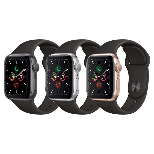 Apple, Watch Series 5, 44 inch, Space Gray with Black Sport Band