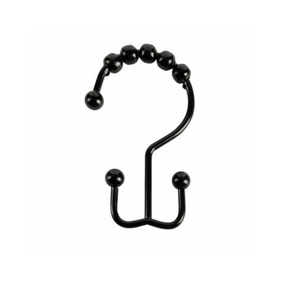 Moda At Home Enterprises 130200 Annex Hook, Black - Pack of 12