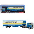 thumbnail image 2 of Peterbilt 352 Pacemaker Tractor Truck with Trailer "Greyhound Van Lines Inc." "Vintage Heavy Haul Truck Collection" 1/43 Diecast Model by Iconic Replicas, 2 of 2