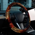 thumbnail image 6 of Turkey 14.5 Inch Printing PVC Leather Auto Accessories Steering Wheel Cover for Car Wheel Covers Steering Wheel Cover, 6 of 6