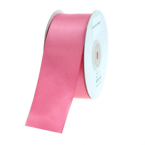 Double Faced Satin Ribbon, 1-1/2-inch, 25-yard, Hot Pink