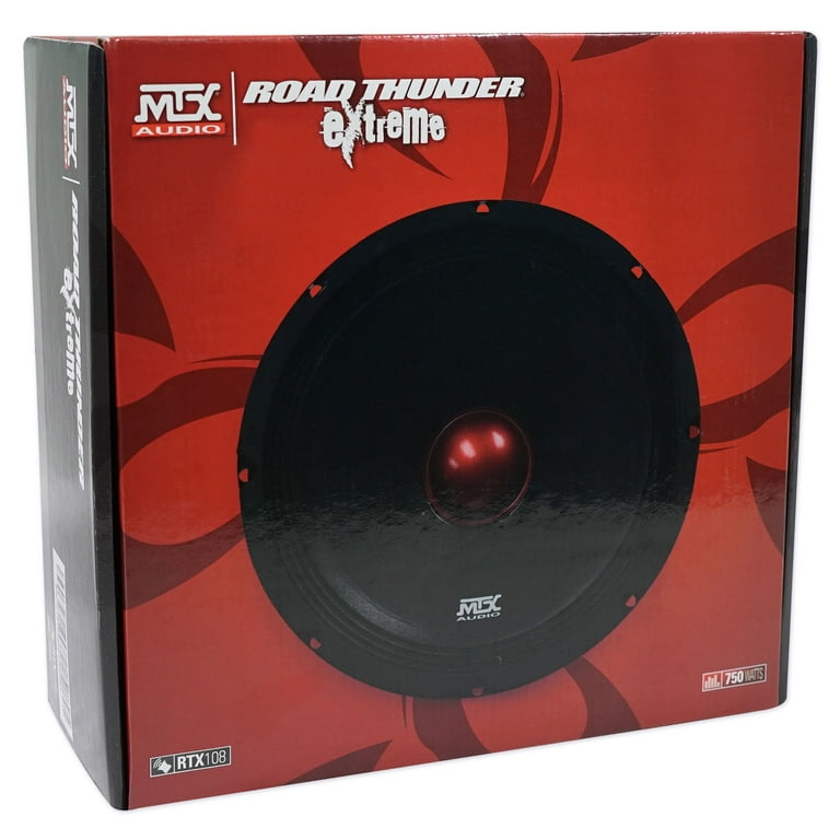 MTX Thunder RTX108 10” 1000w 8-Ohm Mid-bass/Midrange Car/Pro