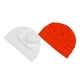 thumbnail image 5 of 2 gorros para dormir multifunción, ligeros y suaves, para correr y viajar. Naranja y blanco, 5 of 9