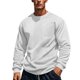 thumbnail image 1 of Blusas y camisas de manga larga con cuello redondo para hombre, de pana de color liso, con bolsillos empalmados y sudadera con cuello redondo. Blusa de pana para hombre., 1 of 9