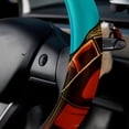 thumbnail image 5 of Turtle Seamless 14.5 Inch Printing PVC Leather Steering Wheel Cover Auto Accessories, 5 of 6
