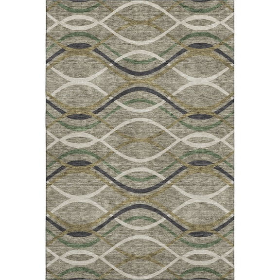 Dalyn Rugs Premium Machine Washable Mayfield AMF757 Taupe 9' x 12' Rug