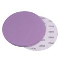 thumbnail image 1 of Unique Bargains 5 Pack 6-Inch Purple Sanding Discs 2500 Grits Hook & Loop Professional Aluminum Oxide Sandpaper, 1 of 6