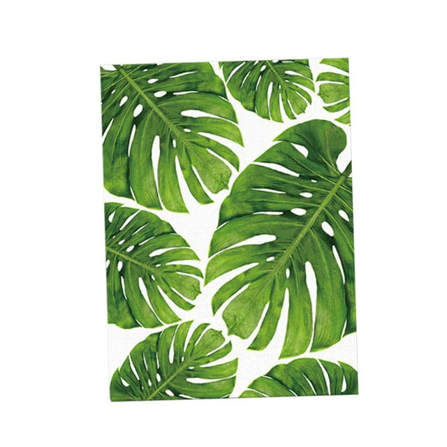 Planta Tropical BLESIY Monstera Deliciosa Arte de Pintura al óleo moderna Para Decoración del hogar