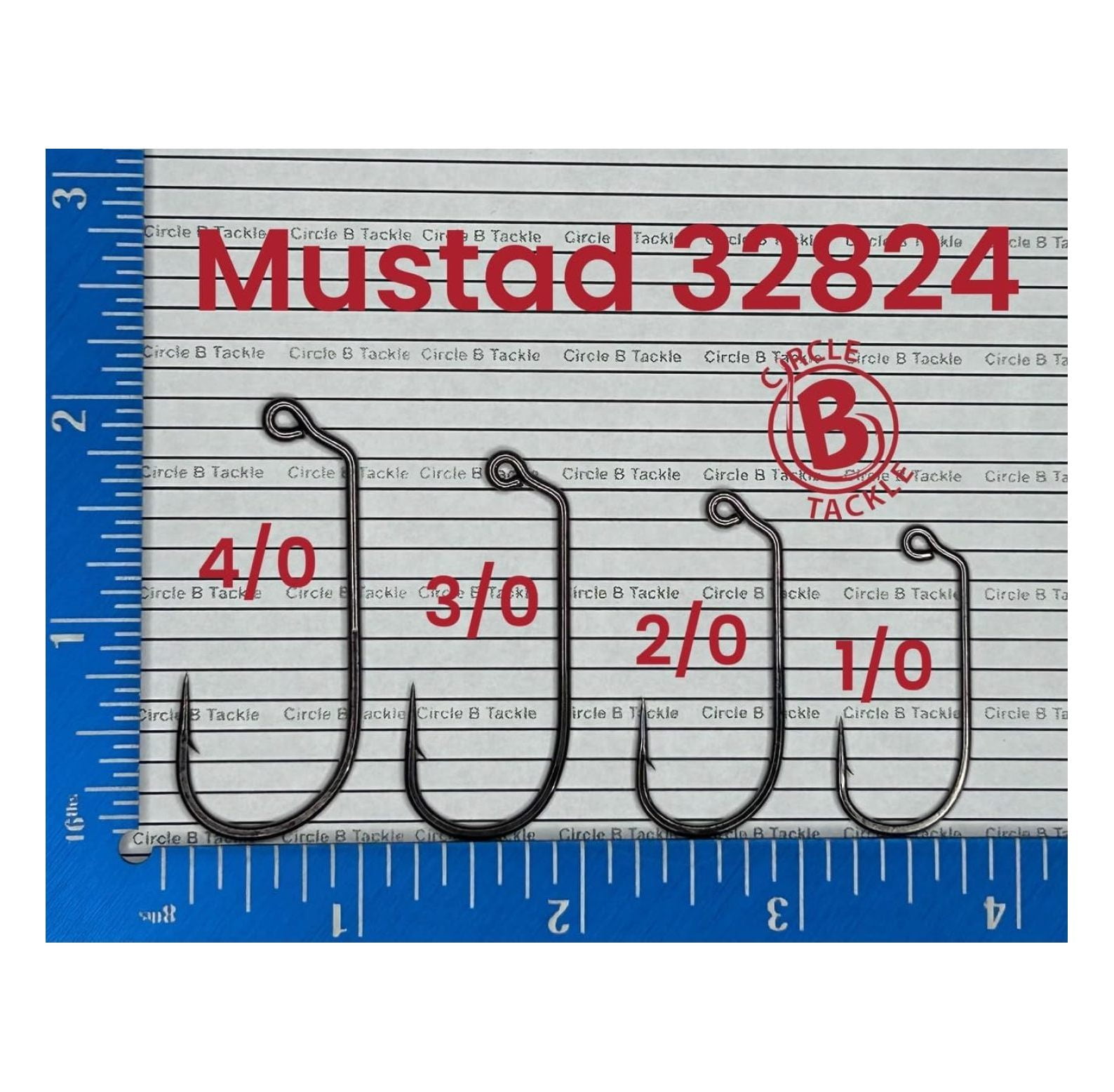 Mustad 32824 2X Strong Ultra Point 60 Degree Jig Fishing 100 Pack 1/0-6/0, DIY Jig, Fits The Do It Molds Great for Pouring Your Own Fishing Jigs Mustad 32824 2X BN 100 Pack 2/0