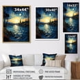 thumbnail image 4 of Designart "Starry Night Over the Rhone by Vincent IV" Landscape & Nature Wall Art Print, 4 of 5