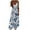 Blue Dress for Women _s, variant on Women's Printed Strap Maxi Dress Pull On Lightweight Vacation Wear Flowy Floral Pattern Relaxed Style Black L