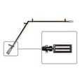 thumbnail image 3 of Mabel 13/16 inch Corner Window Curtain Rod 66-120" - Cocoa, 3 of 3