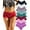 8Pack B, variant on IF YOU 8 Pack Lace Underwear for Women V-Waist Boy Shorts Panties Invisible Cheeky Briefs Ladies S-XL