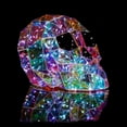 thumbnail image 1 of Fantasma iridiscente prismático, decoración de fantasmas de Halloween, luces LED fantasma prismáticas, luz nocturna fantasma iridiscente LED, decoraciones de fantasmas de Halloween (02-Esqueleto), 1 of 4