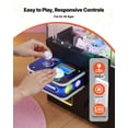 thumbnail image 4 of VEVOR Claw Crane Machine, Medium-Sized Arcade Game Machine with Light & Sound, Adjustable Steel Claws, Precise Toy Candy Grabber Prize Dispenser Vending Toy, Black Purple, 4 of 9