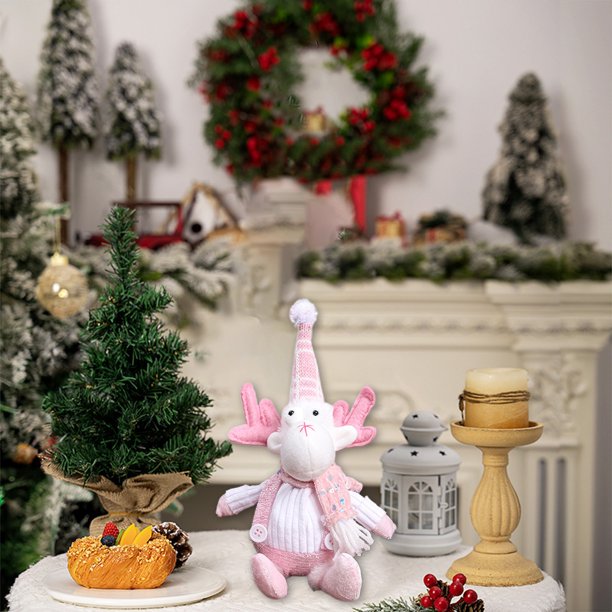 Lksixu Christmas Decorations Christmas Doll Santa Claus Snowman