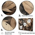 thumbnail image 3 of Designart "Harmonious Brown Foliage" Leaves Floater Framed Canvas Art Print, 3 of 5