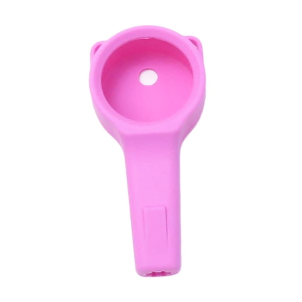 Manómetro de buceo de bota, manómetro sumergible, primera etapa de goma flexible Rosa