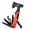 red, variant on Outdoor multi-function axe camp hammer fire rescue axe camping tactical camping axe household combination tool