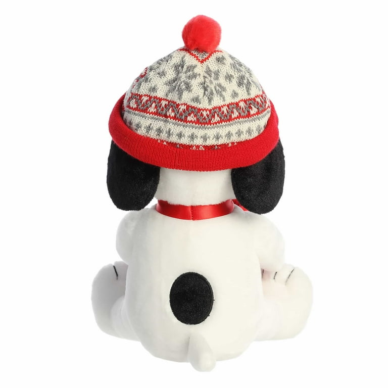 Aurora - Medium White Festive Stuffed Animal - 11