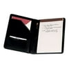 Royce Leather Jr. - Padfolio - 6.26 in x 8.5 in - ruled - black - ultra bonded leather
