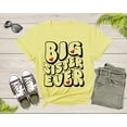 thumbnail image 6 of Funny Retro Big Sister Gift Present For Girl Teenager Women T-Shirt Big Sister Lover Graphic Design T Shirt for Girls Teens Tshirt, 6 of 7