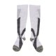 thumbnail image 1 of Calcetines de compresión Medias de compresión deportivas transpirables con absorción de impactos altamente elásticas para correr fútbol enfermería blanco, 1 of 5