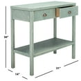 thumbnail image 5 of SAFAVIEH Asa Turquoise/Antique Gold Wood Console Table with Drawer (31 in. W x 14 in. D x 30 in. H), 5 of 7
