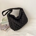 thumbnail image 3 of Bolso bandolera de algodón de gran capacidad, bolso general, bolso de hombro de otoño e invierno, bolso de nube personalizado informal para mujer, 3 of 6