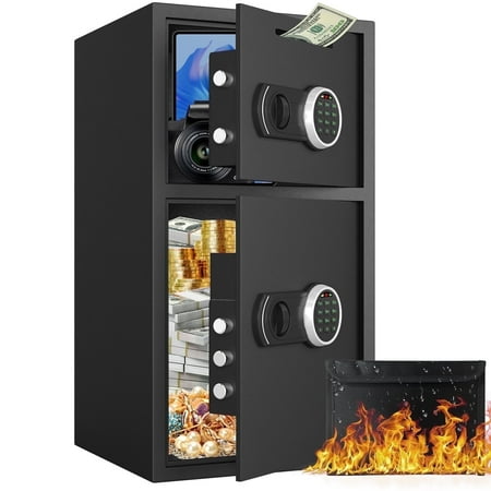 Safe Box?Fireproof Safe For Home Digital Home Safe With Deposit Slot And Metal Storage Box Personal Document Safe