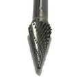 thumbnail image 4 of SM-4 Pointed Cone Shape - Premium Double Cut Tungsten Carbide Burr 1/4" Shank, 4 of 4