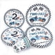 thumbnail image 4 of Vajilla desechable de coche de carreras, dos platos de fiesta rápidos, taza, servilleta, mantel, decoración de fiesta de cumpleaños, 2 cumpleaños de niño, 4 of 5