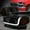 Black/Smoked/Amber, variant on Nuvision for 99-07 GMC Sierra 1500 2500 3500 LED DRL Black/Clear Headlights Bumper Lamps