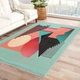 thumbnail image 2 of Geometric Rugs 3x4 Door Mat for Entryway, Modern Area Rugs for Living Room Bedroom, Abstract Indoor Carpets, Machine Washable, Soft & Non-Slip Low Pile Throw Rugs for Entrance I149Z&, 2 of 7